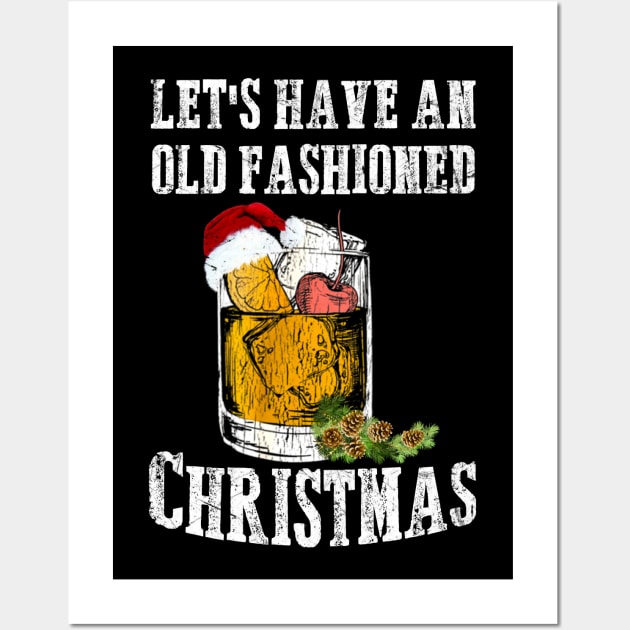 LET'S HAVE AN OLD FASHIONED CHRISTMAS Wall Art by SamaraIvory